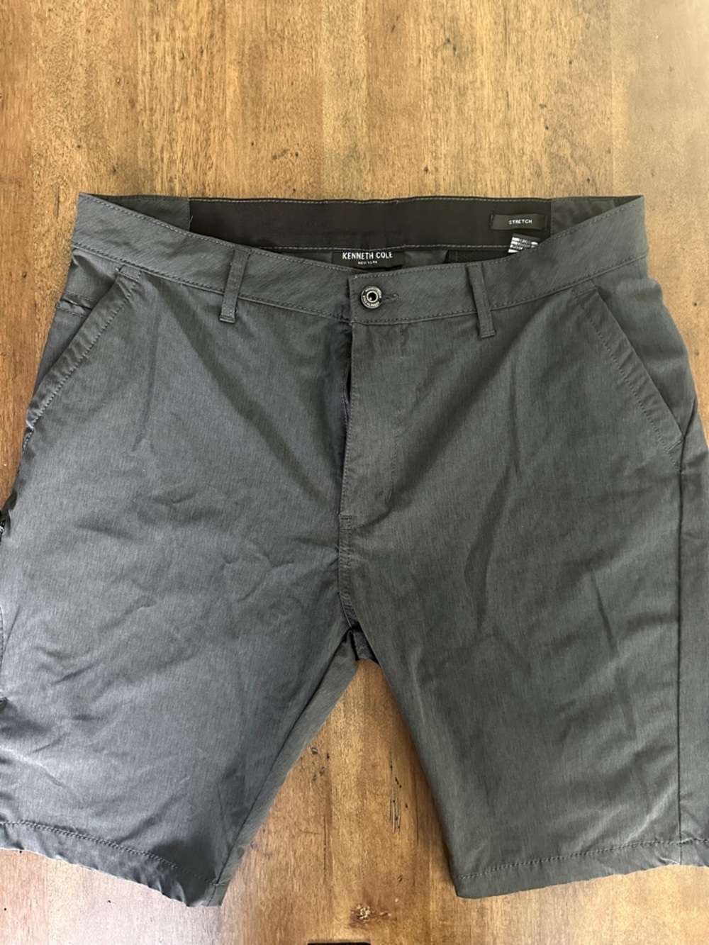 Kenneth Cole Men’s Charcoal Gray Casual Shorts